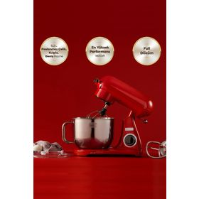 Karaca Powercast Chef Döküm 1800 W Red Mutfak Şefi