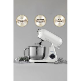 Karaca Powercast Chef Döküm Stand Mikser Cream 1800 W 6.2 lt Mutfak Şefi