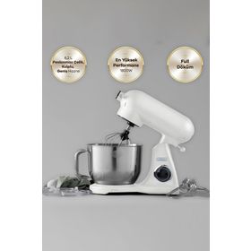 Karaca Powercast Chef Döküm Stand Mikser Cream 1800 W 6.2 lt Mutfak Şefi