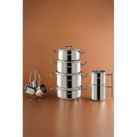 Karaca Powersteel 316+ Vanilla 15 Parça Çelik Tencere Seti