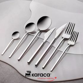 Karaca Premium Fortuna Platin 12 Kişilik 84 Parça Çatal Kaşık Bıçak Takımı