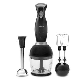 Karaca Pro Midi Plus Shiny Black 3'lü Blender Seti
