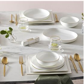 Karaca Red Carpet Collection Fine Pearl Extra Gold Nish 62 Parça 12 Kişilik Yemek Takımı