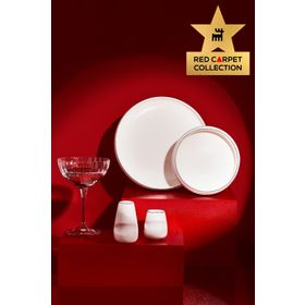 Karaca Red Carpet Collection Streamline New Sunset 59 Parça New Bone 12 Kişilik Gold Yemek Takımı