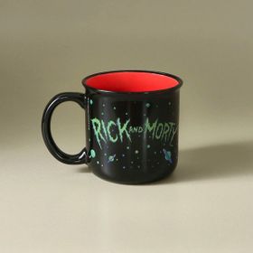 Karaca Rick And Morty Siyah 400 ml Kupa