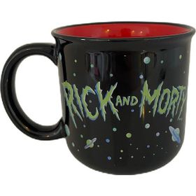 Karaca Rick And Morty Siyah 400 ml Kupa