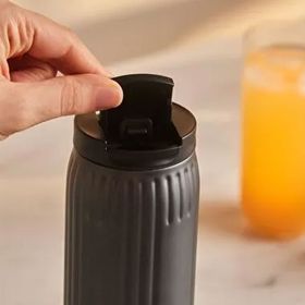 Karaca Rimo Sızdırmaz Çelik 600 ml Antrasit Termos