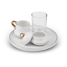 Karaca Riva Tek Kişilik 80 ml Kahve Fincan Takımı