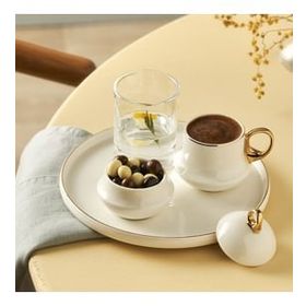 Karaca Riva Tek Kişilik 80 ml Kahve Fincan Takımı