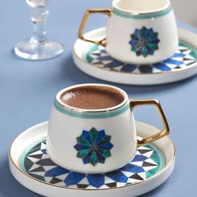 Karaca Roman 2 Kişilik 90 ml Kahve Fincan Takımı