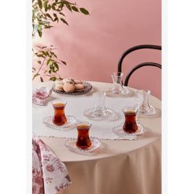 Karaca Rory 130 ml 6 Kişilik 12 Parça Çay Seti