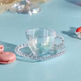 Karaca Rory Kalp 80 ml Figürlü Kahve Fincanı ve Tabağı