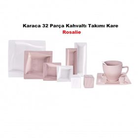 Karaca Rosalie 32 Parça Kare Kahvaltı Takımı