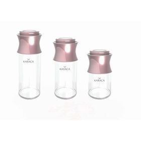 Karaca Rosegold 3 Parça Kavanoz Seti