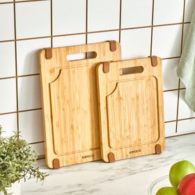Karaca Roy Bamboo 2'li 28/33 cm Pro Kesme Tahtası