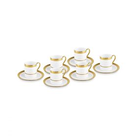 Karaca Royal Bone Victoria 90 ml 6 Kişilik Kahve Fincanı