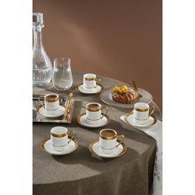 Karaca Royal Bone Victoria 90 ml 6 Kişilik Kahve Fincanı