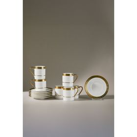 Karaca Royal Bone Victoria 90 ml 6 Kişilik Kahve Fincanı