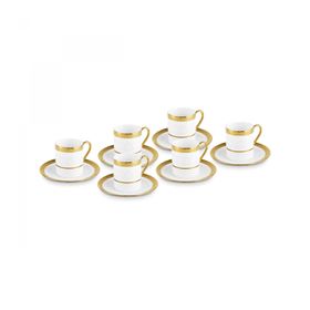 Karaca Royal Bone Victoria 90 ml 6 Kişilik Kahve Fincanı