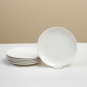Karaca Safir 21 cm 6 Parça Porselen Pasta Takımı