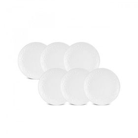 Karaca Safir 21 cm 6 Parça Porselen Pasta Takımı