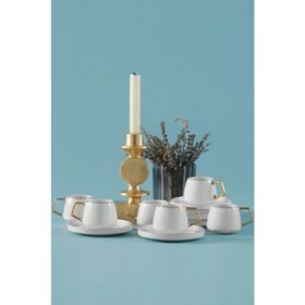 Karaca Saturn 6 Kişilik 100 ml Gold Kahve Fincanı Takımı