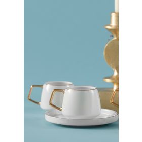 Karaca Saturn 6 Kişilik Porselen 90 Ml Kahve Fincanı Takımı