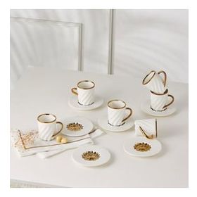Karaca Set 80 ml 6 Kişilik Kahve Fincan Takımı