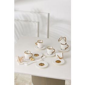 Karaca Set 80 ml 6 Kişilik Kahve Fincan Takımı