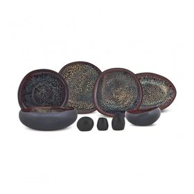 Karaca Siyah Earth Collection Galactic 55 Parça 12 Kişilik Yemek Takımı