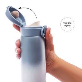 Karaca Skyfall Çelik Sızdırmaz 500 ml Mavi Termos
