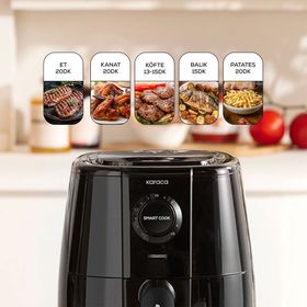 Karaca Smart Cook Compact 2.2 lt 2 Kişilik Black Airfryer