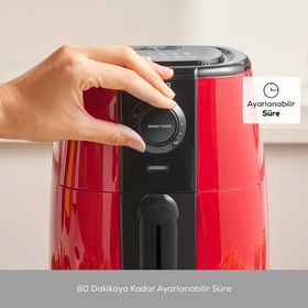 Karaca Smart Cook Compact 2.2 lt 2 Kişilik Ruby Airfryer
