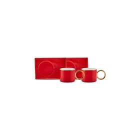 Karaca Soho Kırmızı 2 Kişilik 80 ml Kahve Fincan Takımı