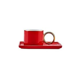 Karaca Soho Kırmızı 2 Kişilik 80 ml Kahve Fincan Takımı