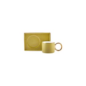 Karaca Soho Yeşil 2 Kişilik 80 ml Kahve Fincanı Takımı