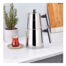 Karaca Space Maxi PowerSteel Pro 316+ Çelik Çaydanlık Takımı