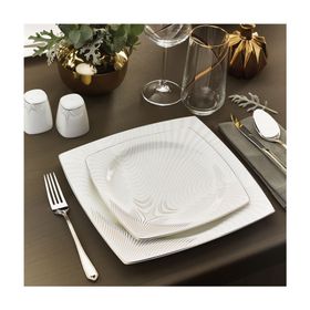 Karaca Square Bone Together Alone 60 Parça 12 Kişilik Yemek Takımı