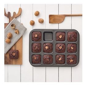 Karaca Square Brownie 12'li Kek Kalıbı