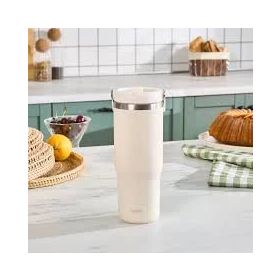 Karaca Star Ice Pipetli Çelik Sızdırmaz Bej 860 ml Termos