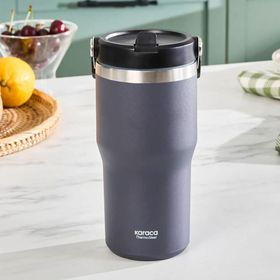 Karaca Star Ice Pipetli Çelik Sızdırmaz Gri 550 ml Termos