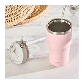 Karaca Star Ice Pipetli Çelik Sızdırmaz Pembe 550 ml Termos