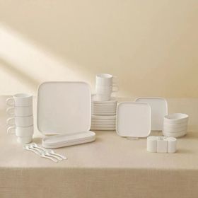 Karaca Stream Bone Cubique 35 Parça 6 Kişilik Kahvaltı Takımı