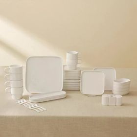 Karaca Stream Bone Cubique 35 Parça 6 Kişilik Kahvaltı Takımı