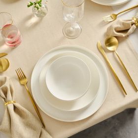 Karaca Stream Bone Merope Gold 53 Parça 12 Kişilik Yemek Takımı