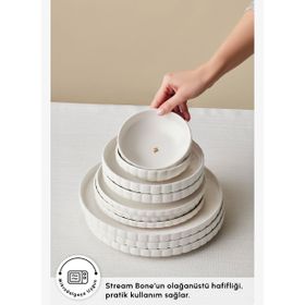 Karaca Stream Bone Pumpkin 24 Parça 6 Kişilik Yemek Takımı
