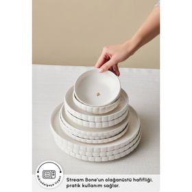 Karaca Stream Bone Pumpkin 24 Parça 6 Kişilik Yemek Takımı