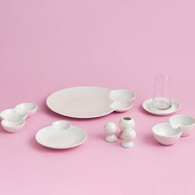 Karaca Streamline Blow Fine Bone 26 Parça 6 Kişilik Kahvaltı/Servis Takımı