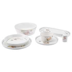 Karaca Streamline Cassini 59 Parça 12 Kişilik New Bone Yemek Takımı