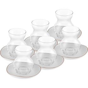Karaca Streamline Middle 12 Parça 6 Kişilik 165 ml Cam Çay Seti